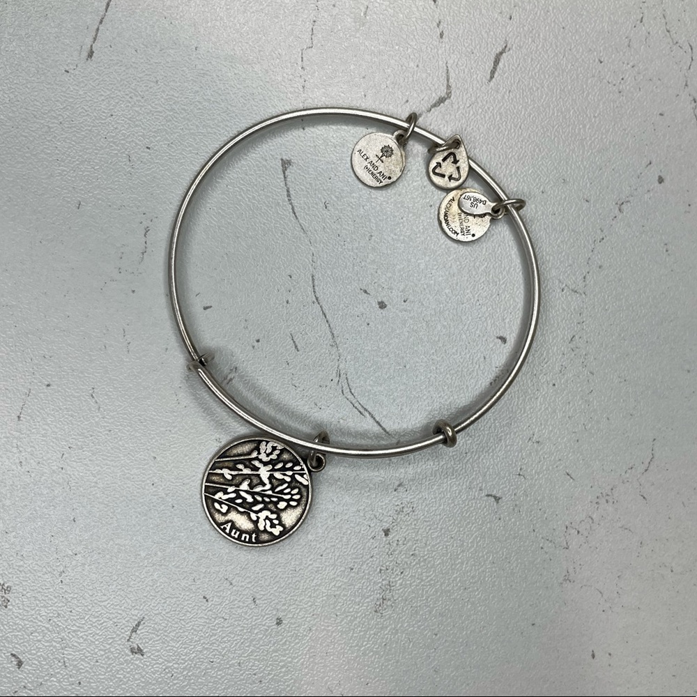 Alex and Ani Charm Bracelet Aunt